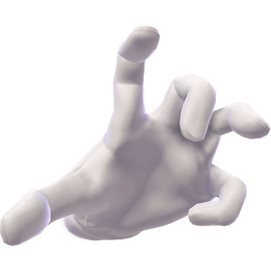 This is the Avatar Image for the Crazy Hand (Super Smash Bros. Ultimate) AI Voice and Text to Speech Generator